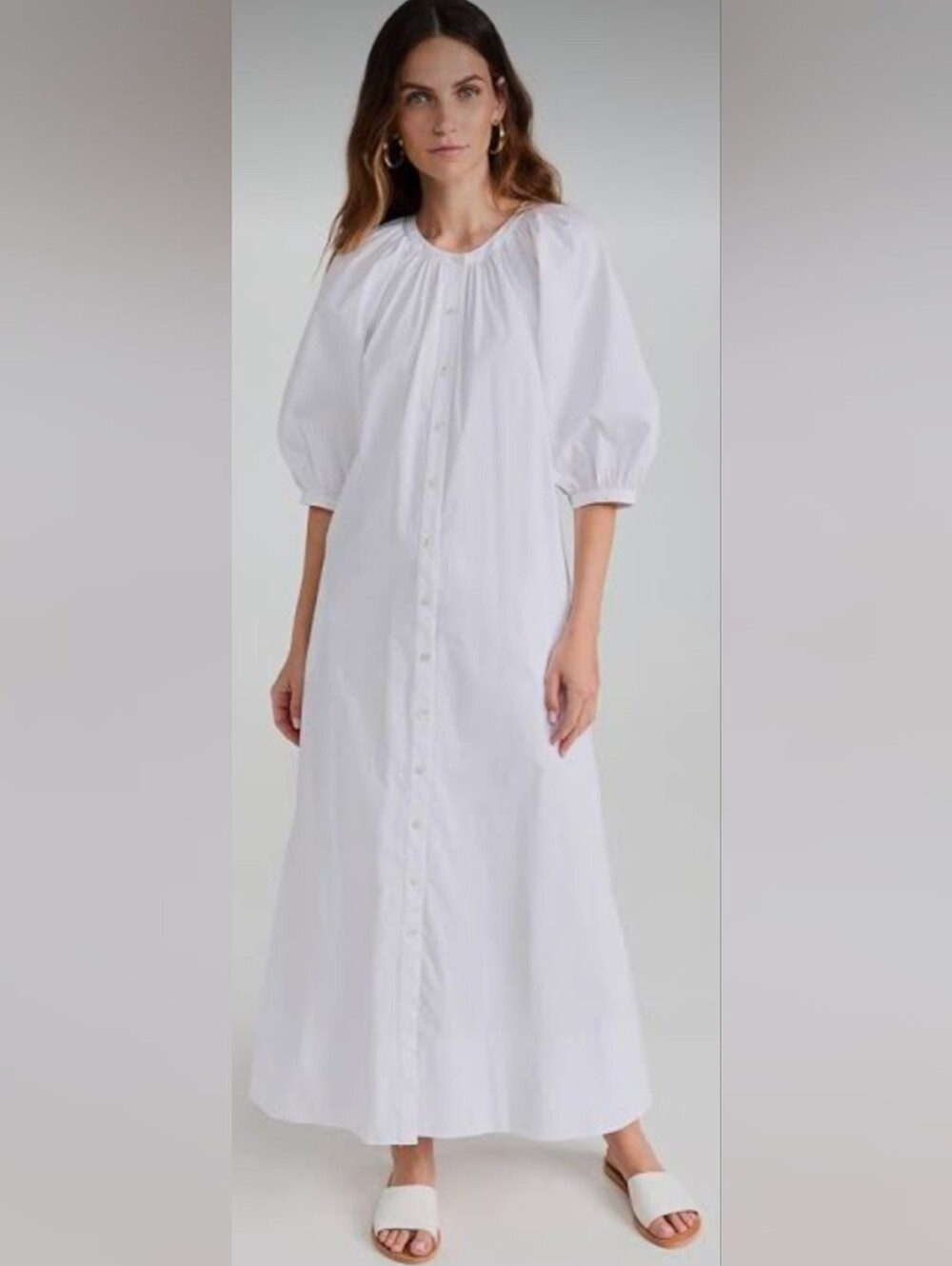 STAUD Vincent Dress M in White